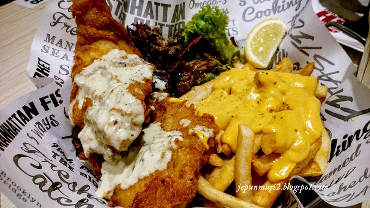 makan kat Fish Manhattan, Sunway Putra Mall