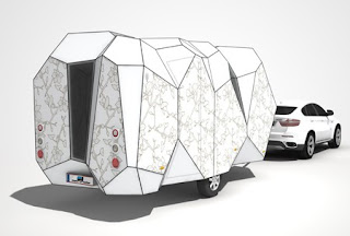 Camping is for squares... the Mehrzeller Caravan Concept debuts in Düsseldorf