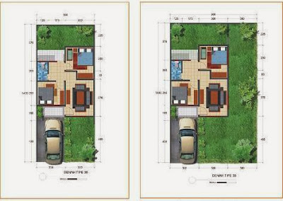  Gambar Denah Rumah Tipe 36 Desain Rumah 