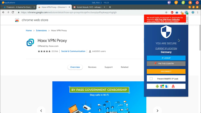 install dan jalankan VPN