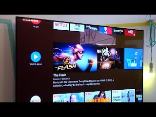 New Android TV home screen