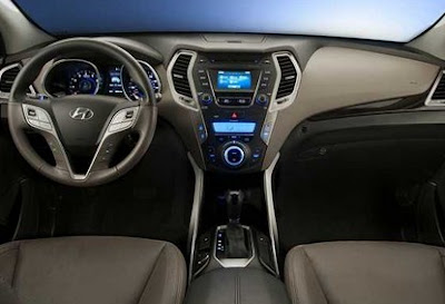 2017 Hyundai Santa Fe interior
