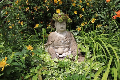 Buddha amid nature