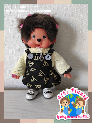 kiki monchhichi dress handmade fait main robe