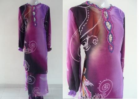 cantikblouse BAJU KURUNG MODEN CORAK BATIK  MAYA PROMOTION 