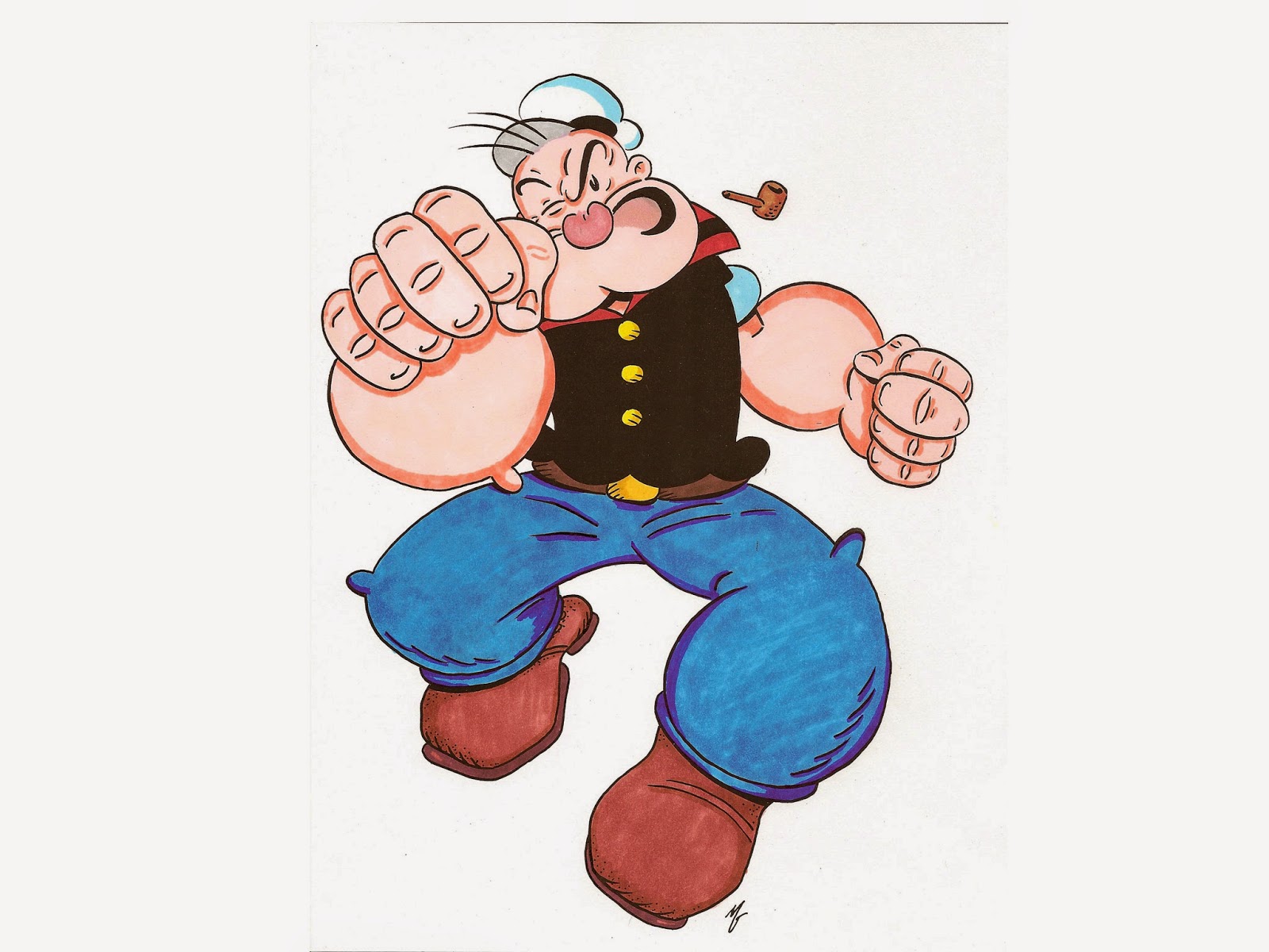 Wallpaper Atau DP BBM Popeye The Sailor Khusus Android 2015