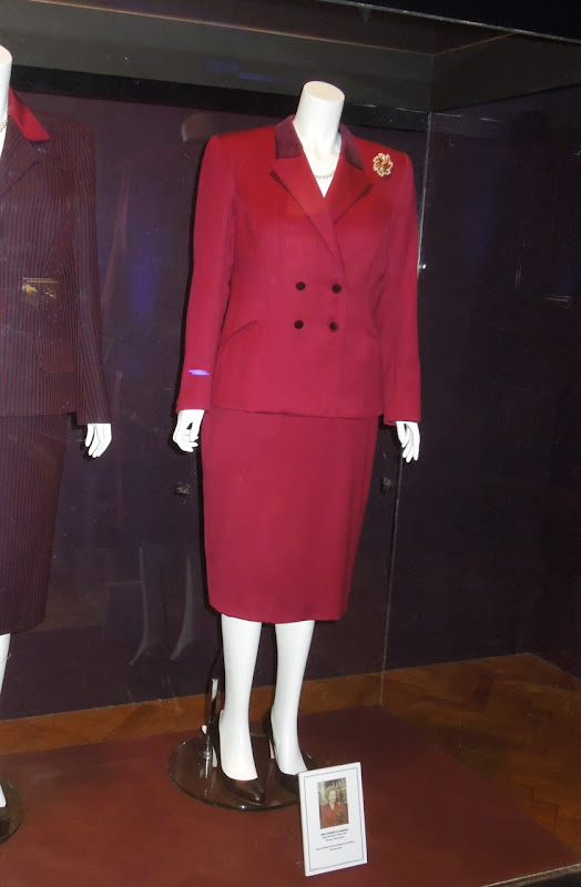 Iron Lady 1990 Downing Street resignation outfit