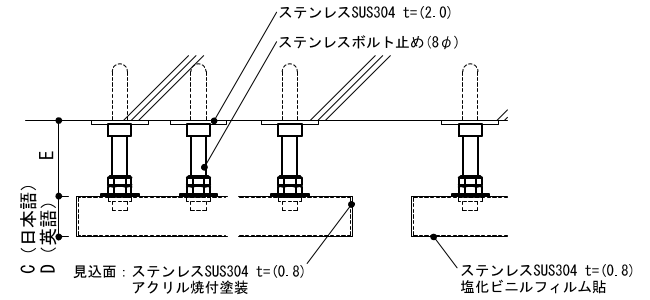 8-41-1　庁舎名サイン（壁付）庁舎名サインA（箱文字）