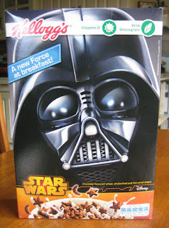 Kellogg's Star Wars Cereal Darth Vader Packaging 