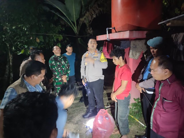 Kapolres Taput Pimpin Pengerebakan Kampung Narkoba di Kecamatan Purba Tua