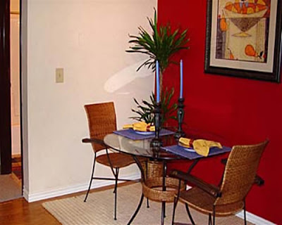 Dark Paneling in Dining ROom