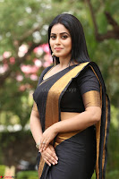 Poorna in Cute Backless Choli Saree Stunning Beauty at Avantika Movie platinum Disc Function ~  Exclusive 141.JPG