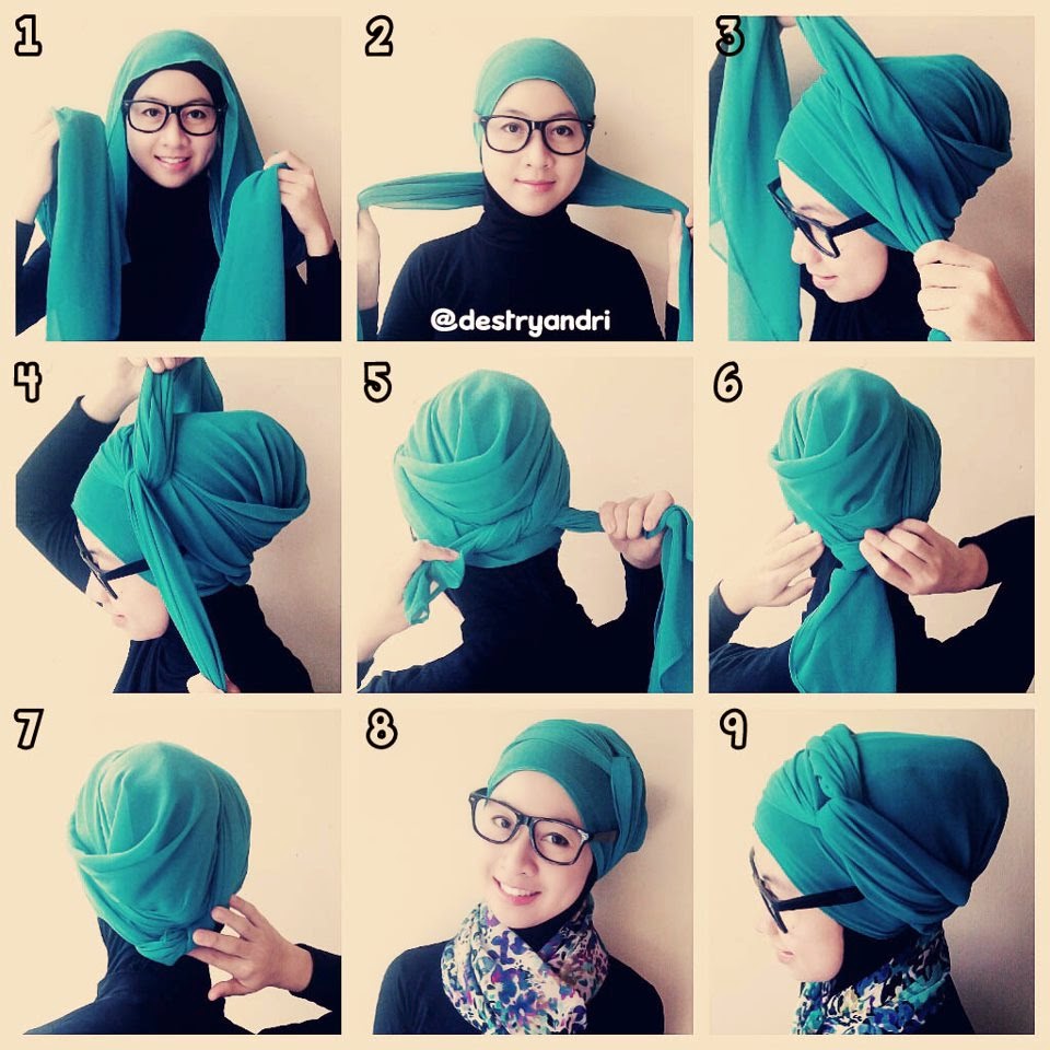 Tutorial Hijab Modern