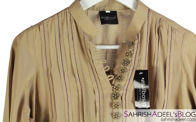 Sandy Beige Fleurs Kurta by Malbosat.biz