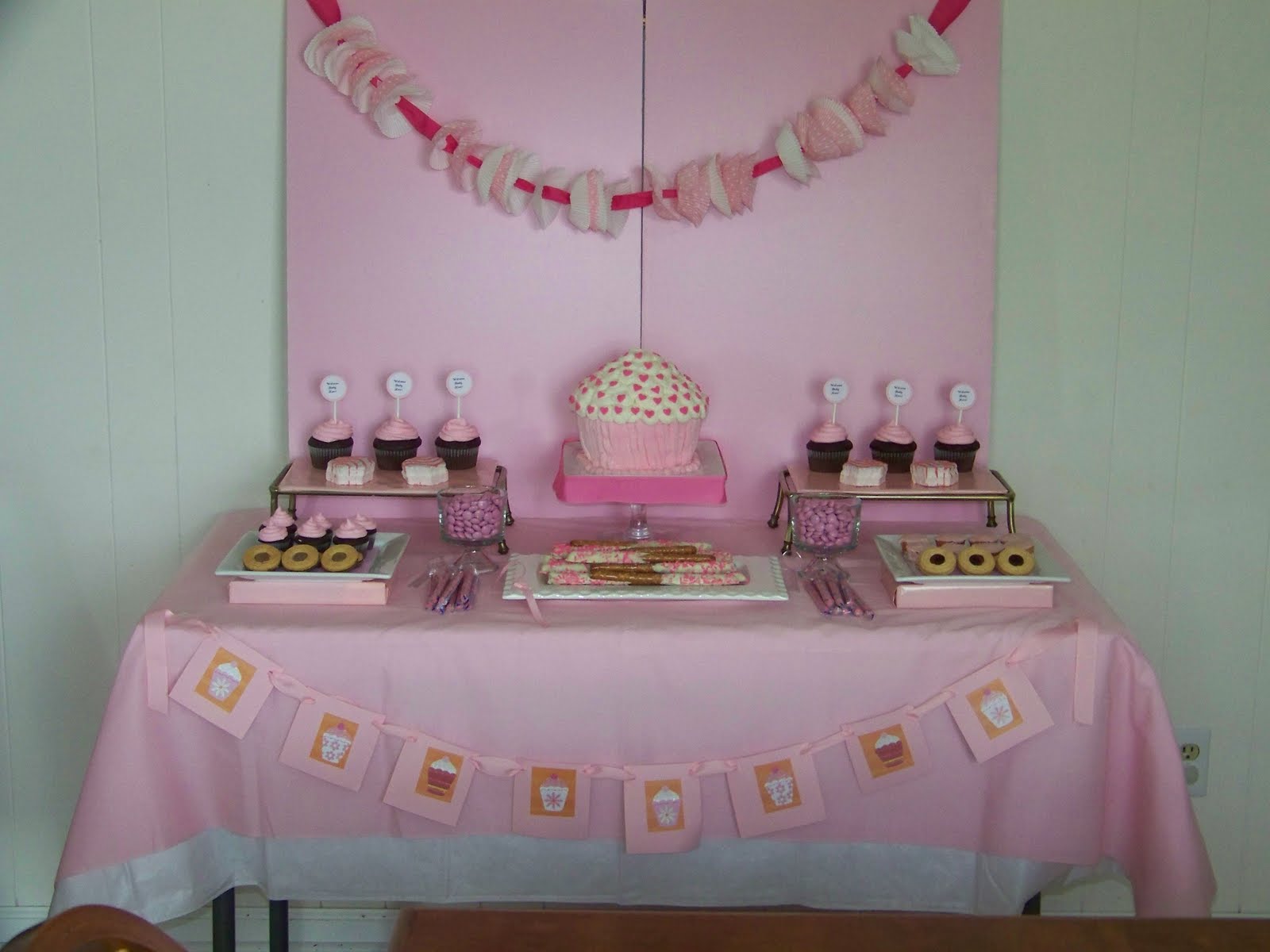 Cupcake Theme Baby Shower