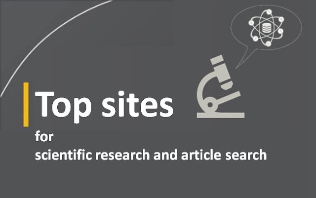 Top sites for scientific research and article search