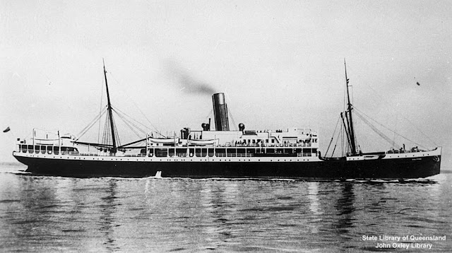 The steamship (ss) CALYPSO, 1920 Wilson Line