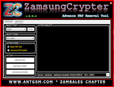 Zamsung Crypter Advanced Frp Remove Tool | Remove samsung frp lock