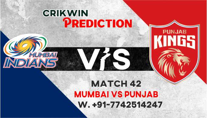 Punjab vs Mumbai IPL T20 42nd Match Today 100% Match Prediction Who will win - Cricfrog