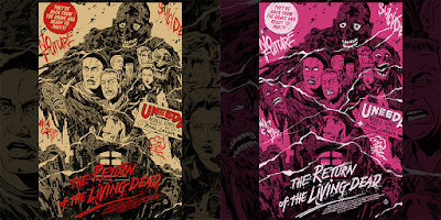 Return of the Living Dead Screen Print by Johnny Dombrowski x Mondo