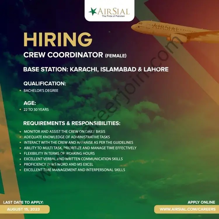 Jobs in AirSial Limited