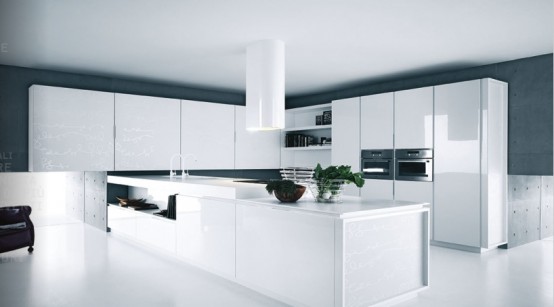 All About Kitchen And Recipe: Simple White Kitchen Design