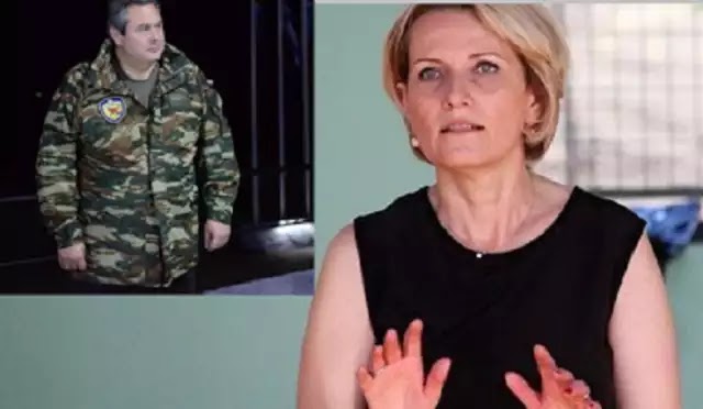 Αλβανίδα υπ. Αμυνας για Καμμένο: Δεν μπορώ να καταλάβω γιατί ένας πολιτικός να φορά σήμερα στρατιωτική στολή