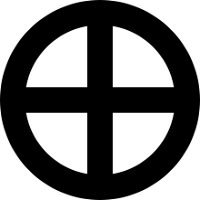 Symbol, crossed circle means domes, antenna resonators of domed infrasound receivers