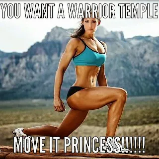 You want a warrior temple, move it princess.