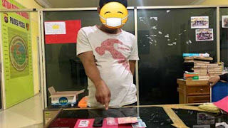 Tersangka Narkoba Beserta Barang Bukti Sabu