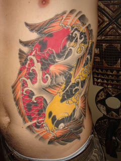 tattoos body full color lower back