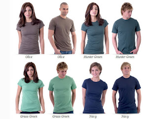 Various Blank T-Shirt Template Men and Women Models Free Download