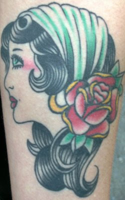 Gypsy Head Tattoo Design Picture Gallery - Gypsy Head Tattoo Ideas