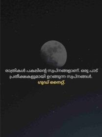 Good night quotes in malayalam