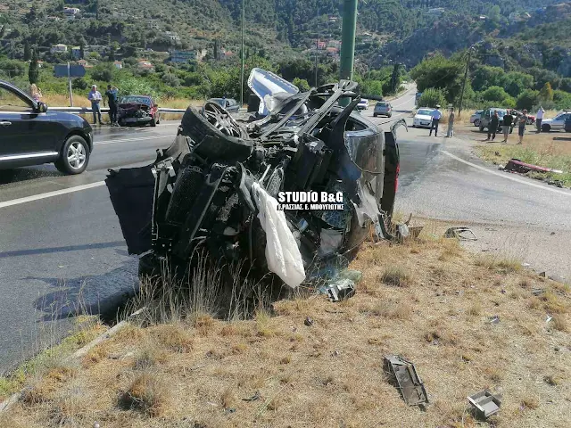 Σε σοβαρή κατάσταση ο τραυματίας από το τροχαίο στην Δήμαινα Αργολίδας