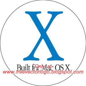 Built for Mac OS X logo vector