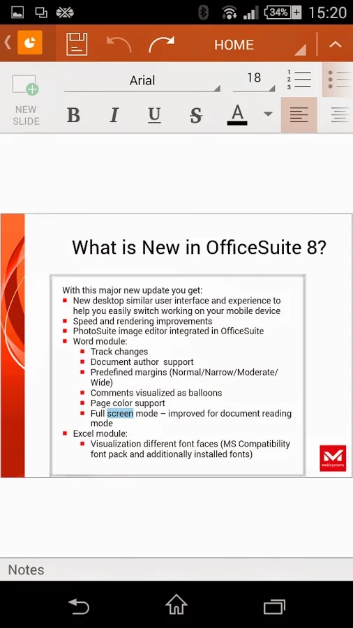 OfficeSuite 8 Pro + PDF v8.2.3163