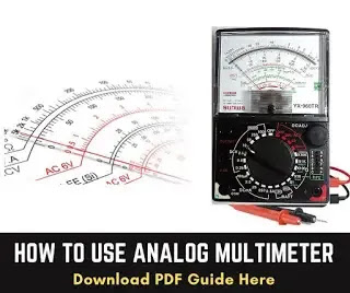 how to use analog multimeter pdf