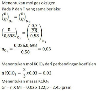 contoh soal stoikiometri