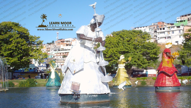 Orishá Statues at Dique Do Tororo | Orixás Candomble in Bahia Brasil