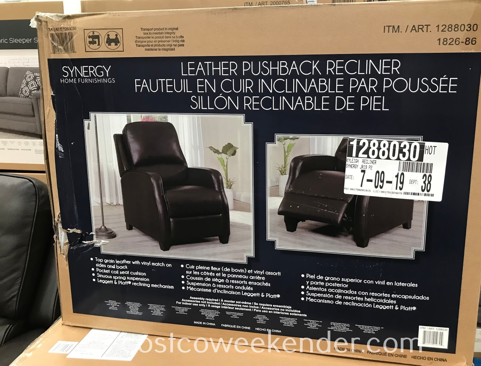 recliner chairs at costco  candel