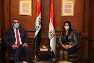 «المشاط» تبحث مع وزير التخطيط العراقي متابعة نتائج اللجنة العليا المشتركة