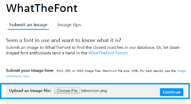 Cara Mengetahui Jenis Font Dari Gambar Tanpa Software