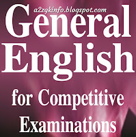 Competitive exam English questions and answers