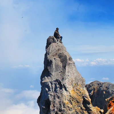 Foto Eri Yunanto sebelum Jatuh Ke Kawah Merapi