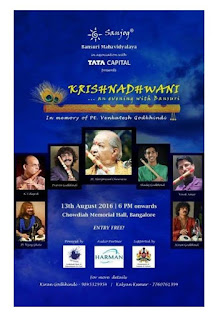 ‘Krishnadhwani’ An ode to the bansuri maestro – Pt. Venkatesh Godkhindi