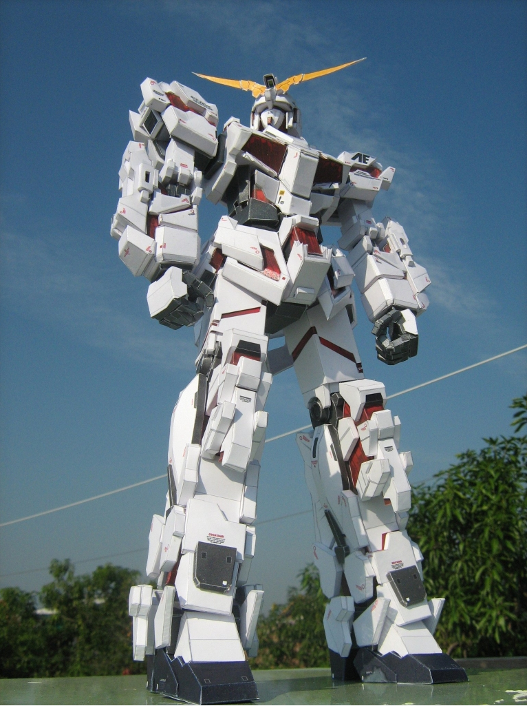 Download this Gundam Papercraft Unicorn Updated picture