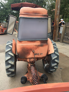 On Ride Mater's Junkyard Jamboree Cars Land Disney California Adventure Disneyland