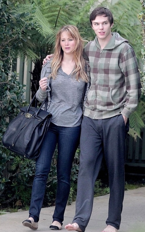 Jennifer Lawrence et son Boyfriend Nicholas Hoult Los Angeles 15022012