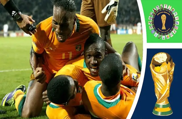 لعب منتخب ساحل العاج في كاس العالم تسع مباريات